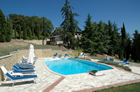 Cornocchio, house with tennis court and pool