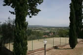 Private tennis court at Il Poggiolo 