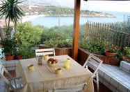 On the terrace at Casa Guidaloca, Sicily