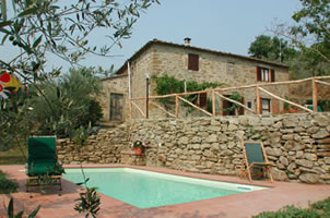 San Eusebio, 2 bedroom house with private pool in Tuscany