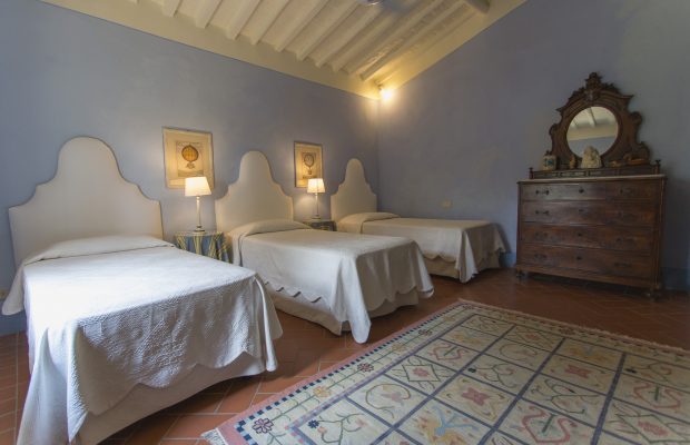 Villa La Cittadella: Triple bedroom (also available as I double + 1 single bed)