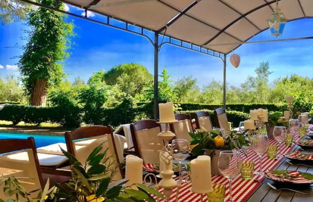 Villa Lungomonte : Dining alfresco